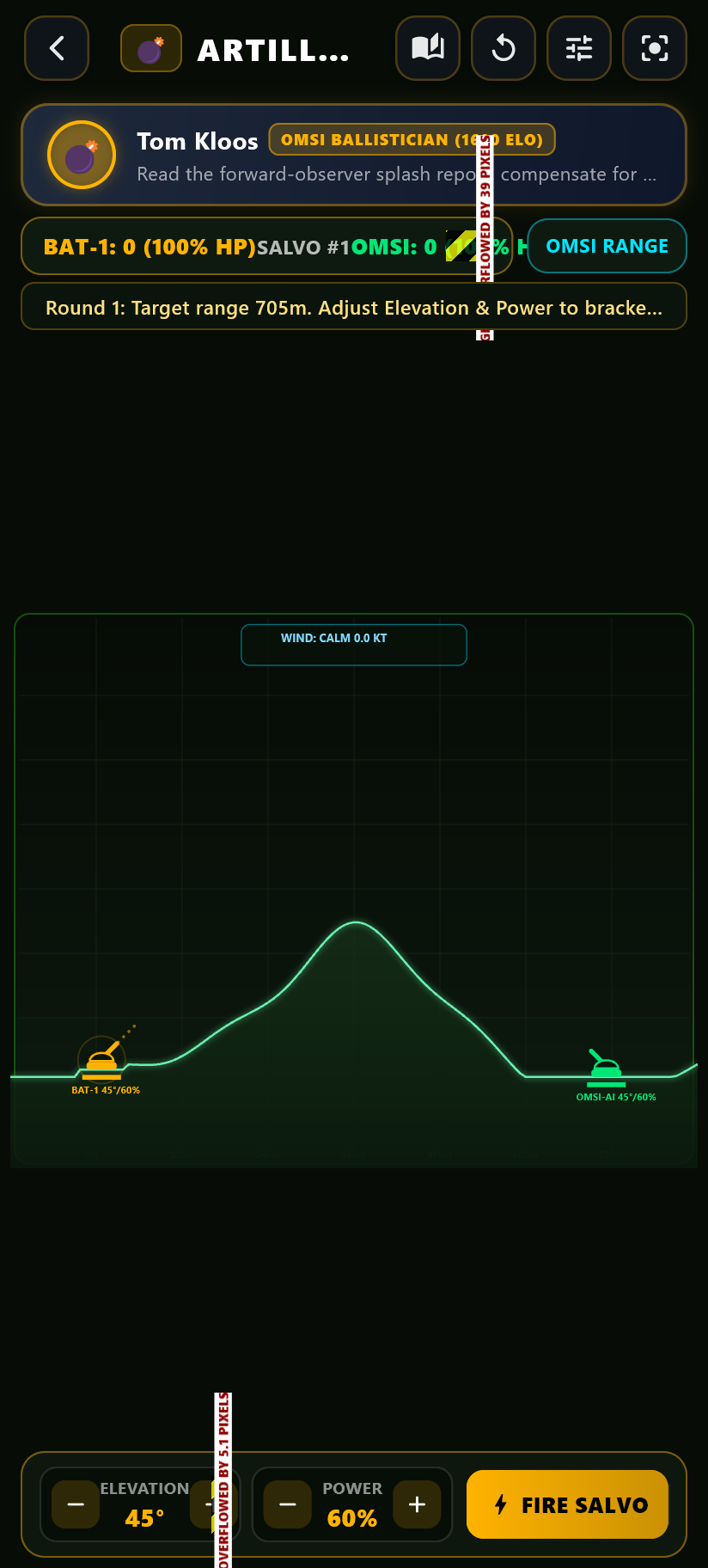 Artillery Ballistic Duel Screenshot