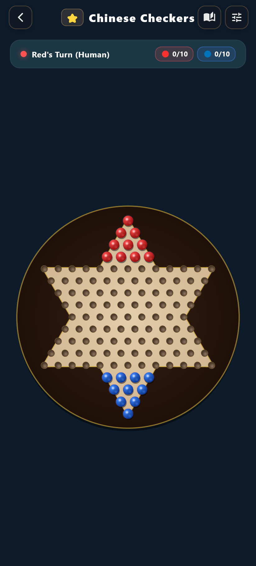 Chinese Checkers Screenshot