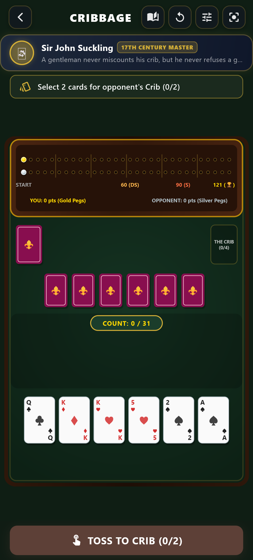 Cribbage Screenshot