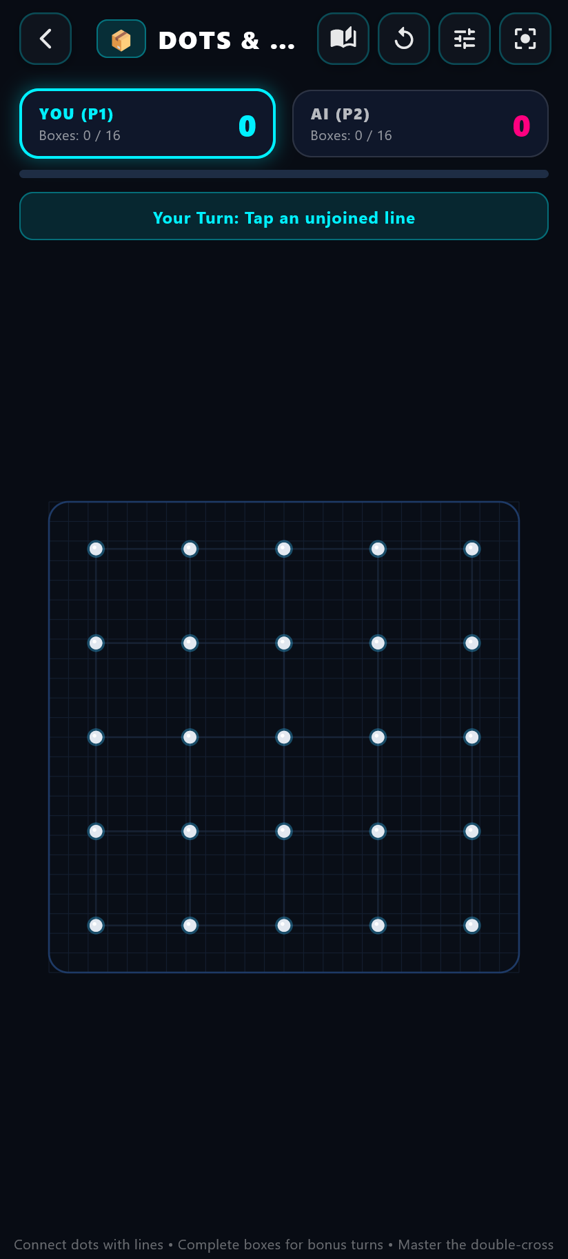 Dots and Boxes Screenshot