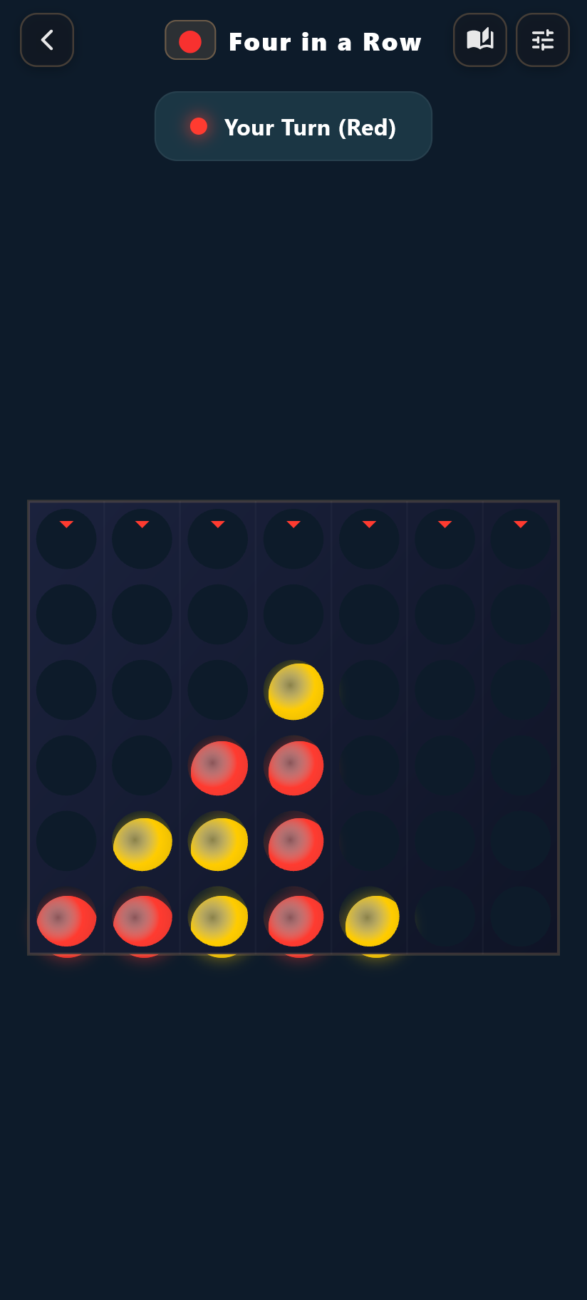 Four in a Row Connect 4 Screenshot