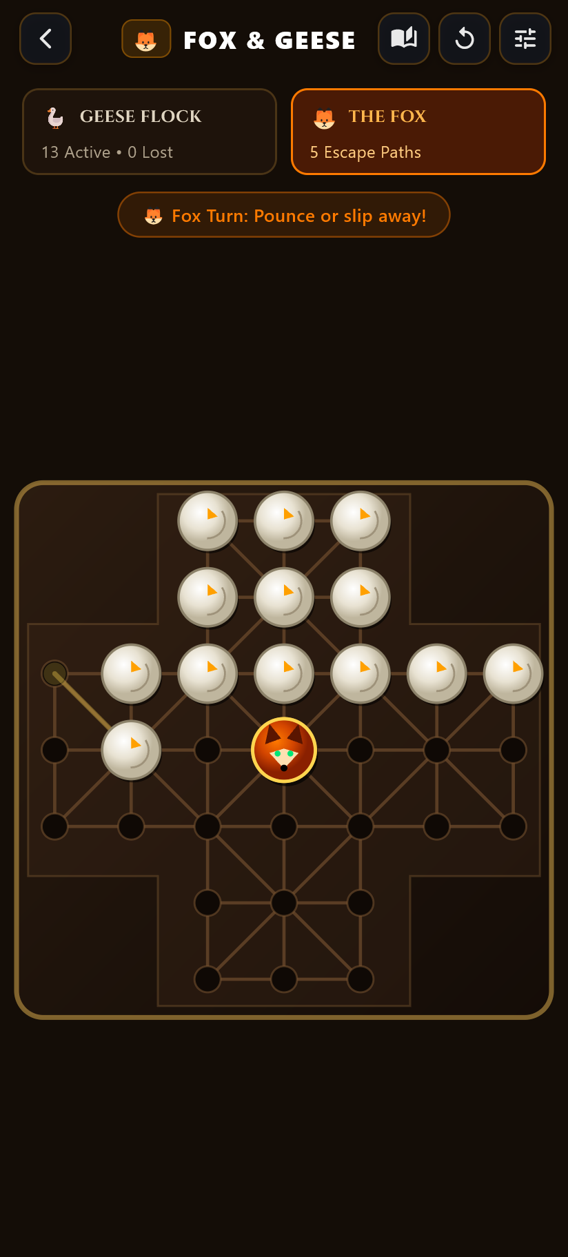 Fox and Geese Screenshot