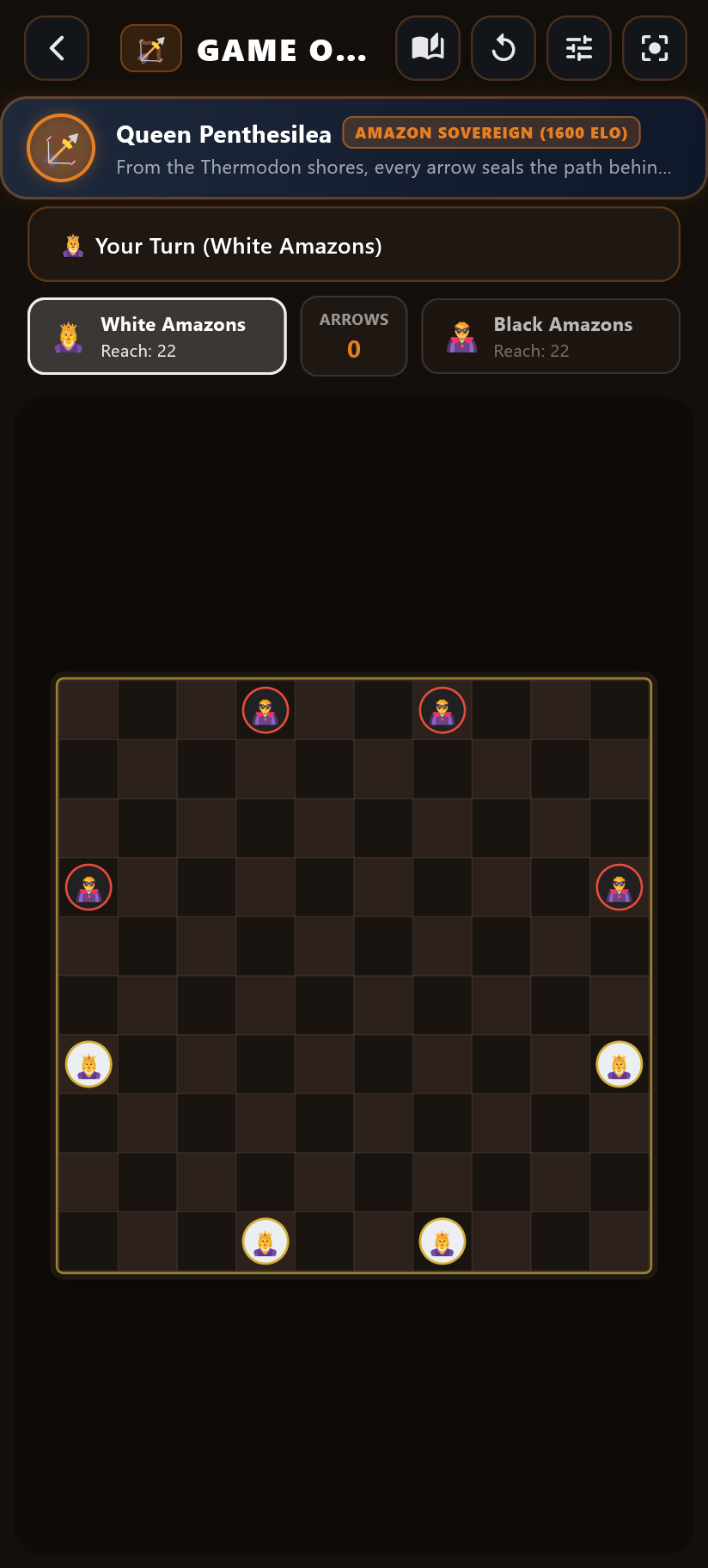 Game of the Amazons Screenshot