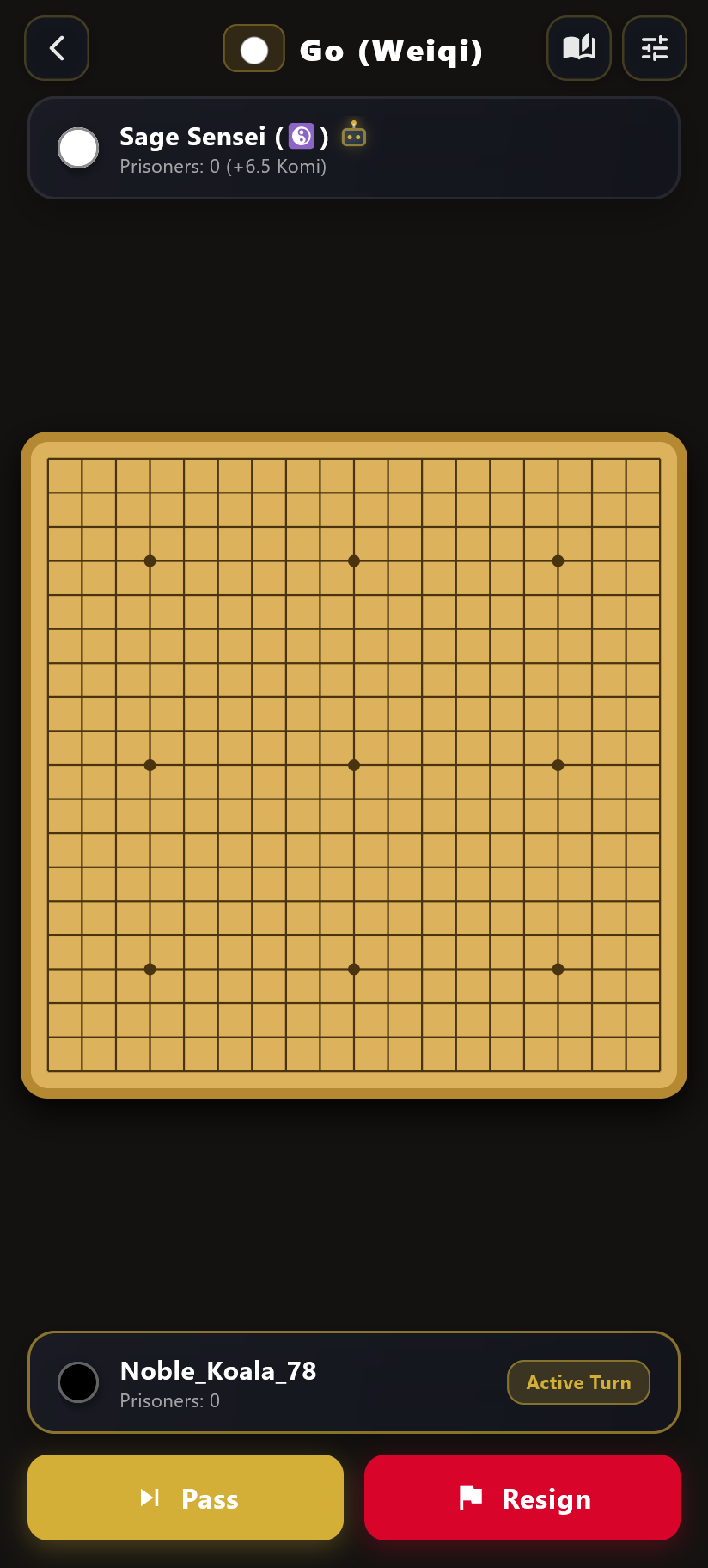 Go Weiqi Screenshot