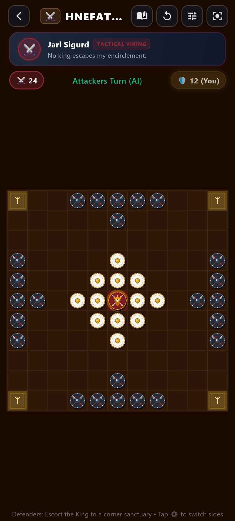 Hnefatafl Viking Chess Screenshot