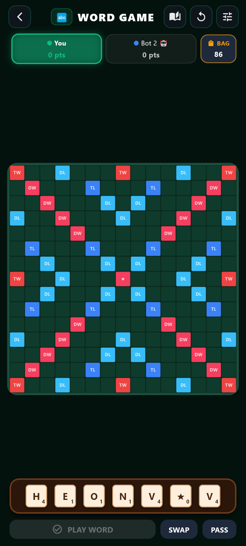 Word Game Crossword Screenshot